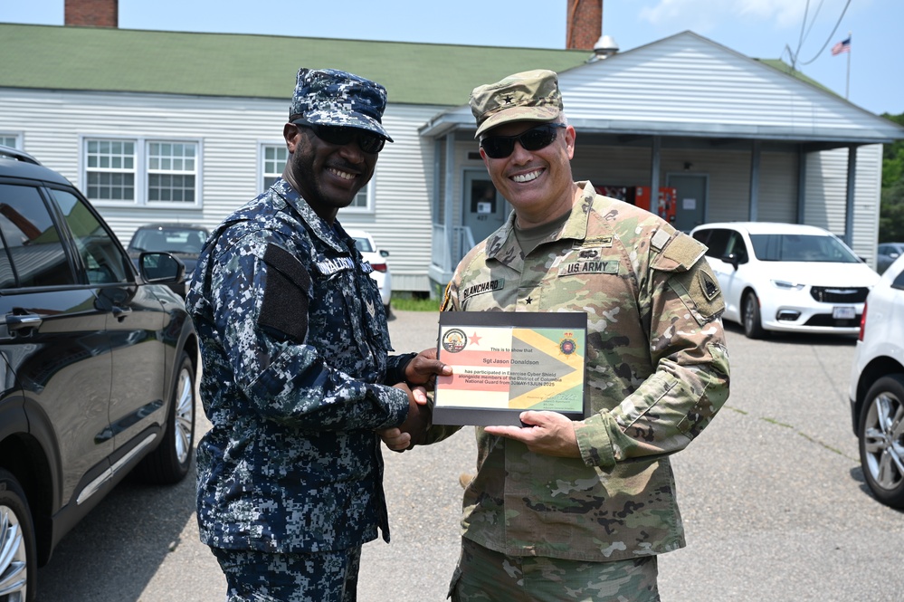 113th Wing DCANG partners with Jamaica Defence Force at Cyber Shield 2025