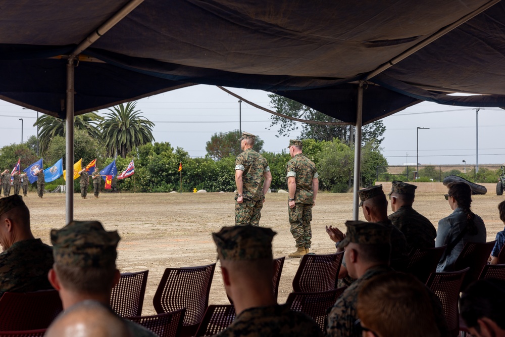 1st Recon Bn. holds change of command ceremony