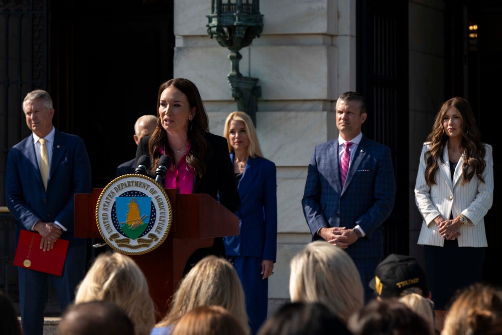 SD Hegseth Speaks at USDA Press Briefing