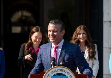 SD Hegseth Speaks at USDA Press Briefing