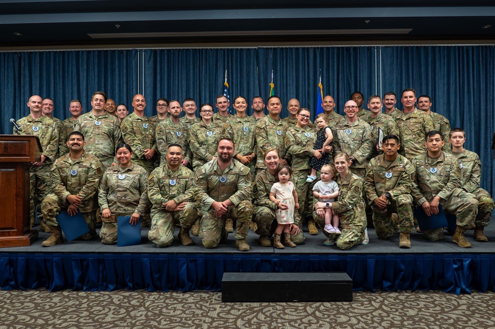 Celebrating new technical sergeants at Fairchild