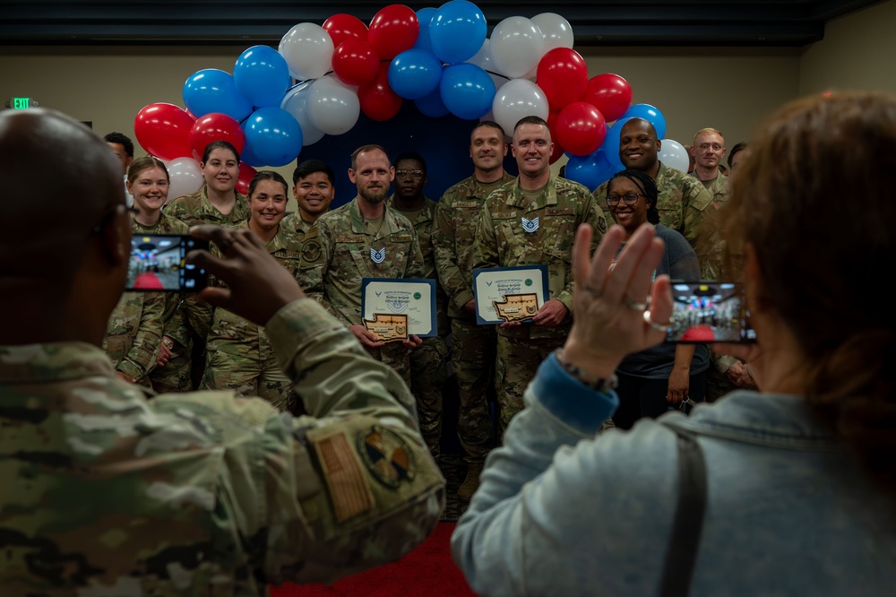Celebrating new technical sergeants at Fairchild