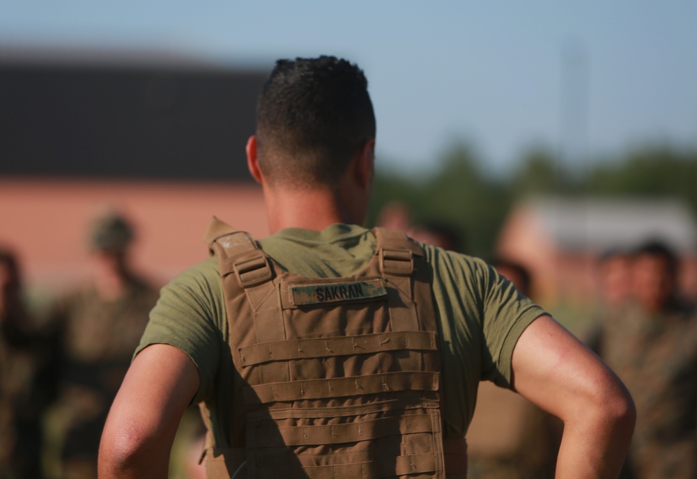 U.S. Marines conduct a Marine Corps Martial Arts Program (MCMAP) course at Atlantic Alliance '25 (AA25)