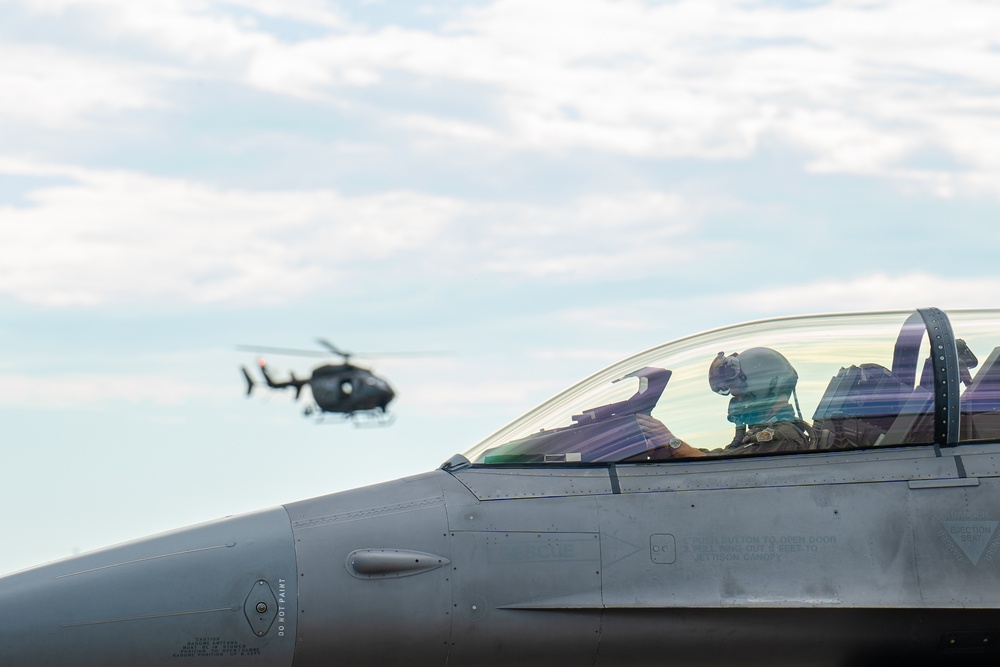 114th Fighter Wing conducts elephant walk