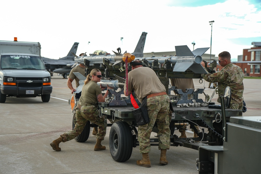 114th Fighter Wing conducts elephant walk