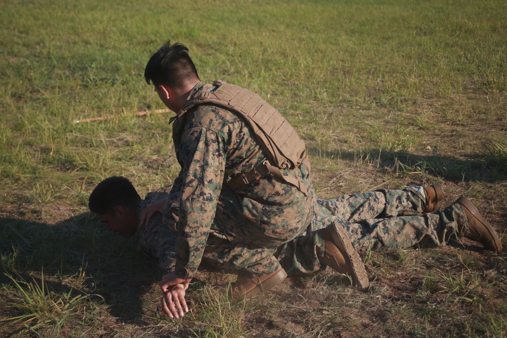 U.S. Marines conduct a Marine Corps Martial Arts Program (MCMAP) course at Atlantic Alliance '25 (AA25)