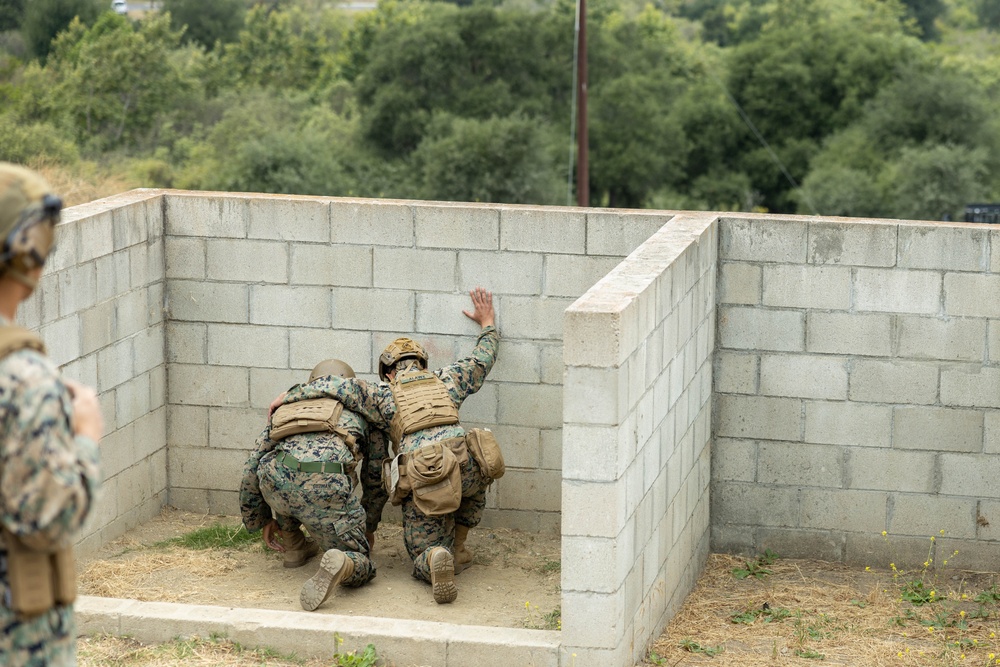 U.S. Marines with 1st CRR conduct a Grenade Range