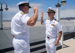 Sac City Native Promotes, Receives Award at Navy Ceremony