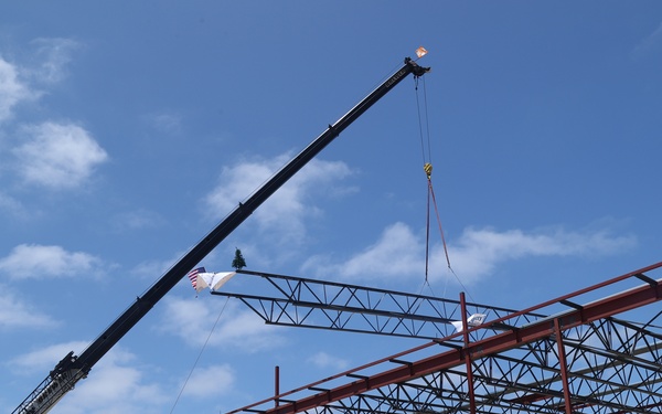 NAVFAC Southwest Participated in MCRD San Diego Ceremonial Topping off Ceremony for MCRD Recruit Mess Hall Project
