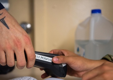 Ronald Reagan Culinary Specialists and Food Service Attendants Serve Lunch