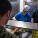 Ronald Reagan Culinary Specialists and Food Service Attendants Serve Lunch