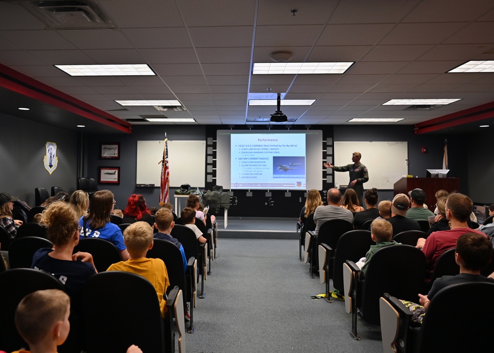 104th Fighter Wing hosts local kids for tour