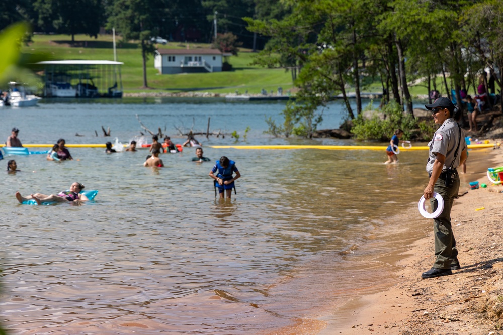 Lake Lanier 4th of July Weekend - Ranger Martinez at Burton Mill