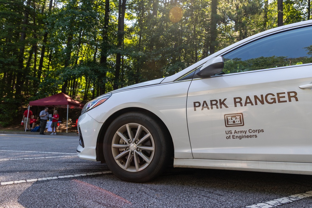 Lake Lanier 4th of July Weekend - Water safety checkpoint at Lanier Park