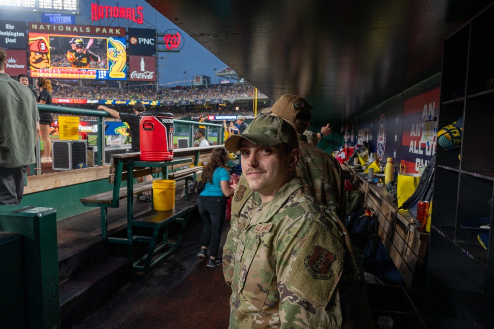 Savannah Bananas recognize 113th Wing members