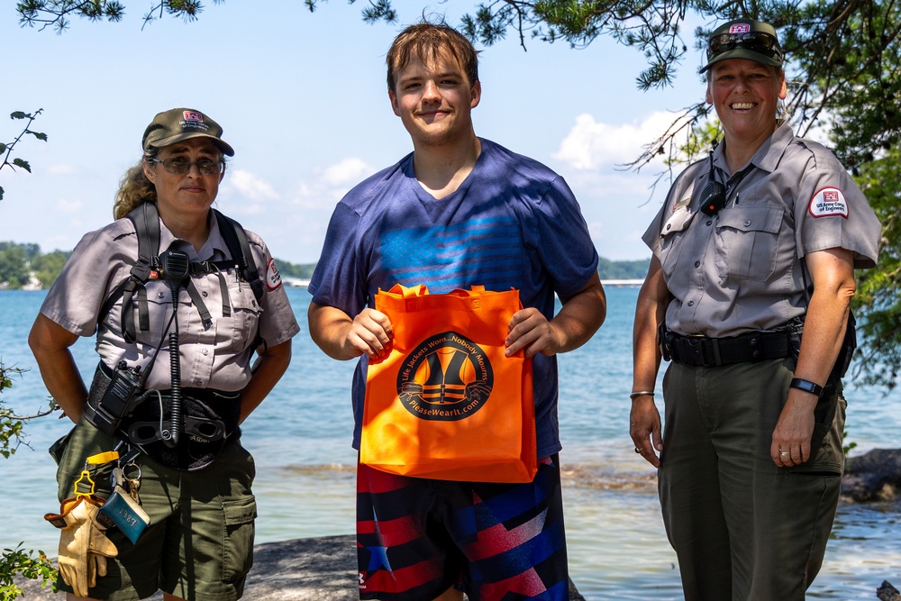 Lake Lanier 4th of July Weekend - Water safety bag presentation
