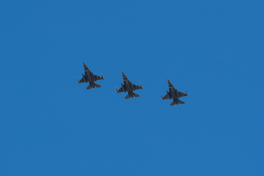 114th Fighter Wing conducts elephant walk
