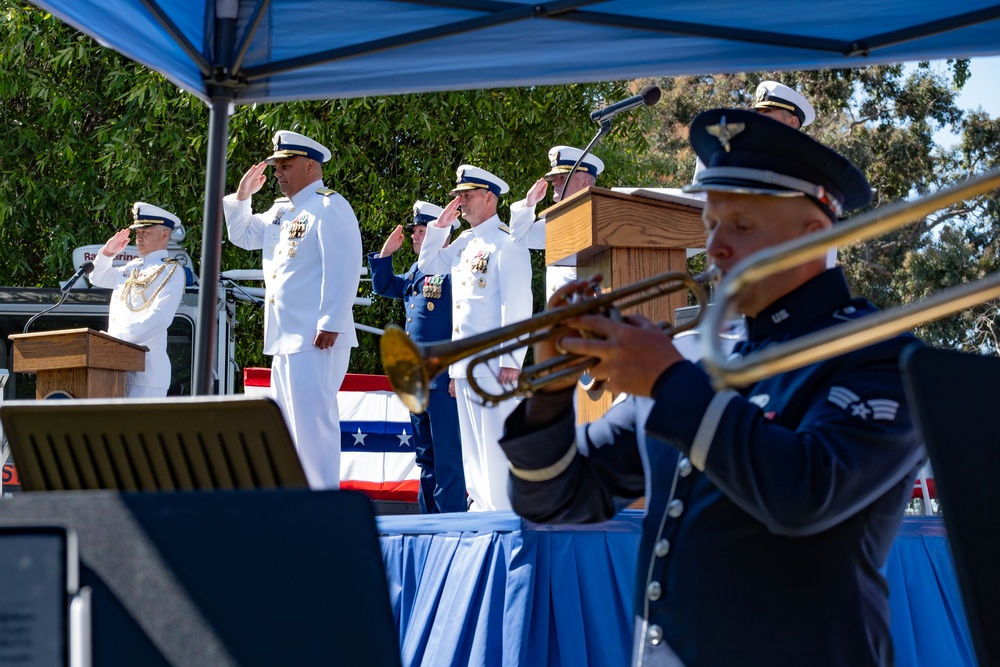 U.S. Coast Guard Base Alameda holds Southwest District Change of Command ceremony
