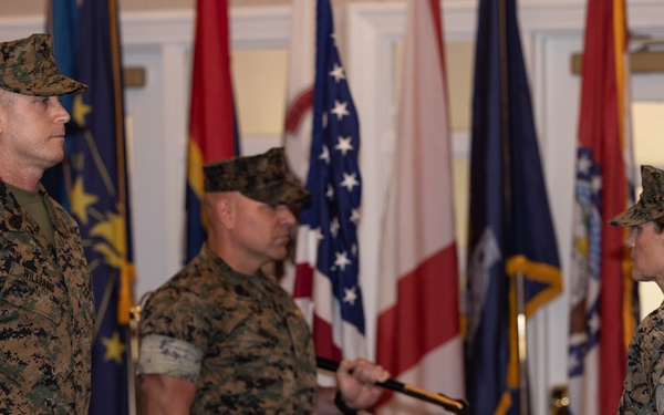 Quantico bids farewell to Sgt. Maj. Brown as Sgt. Maj. Williams assumes post