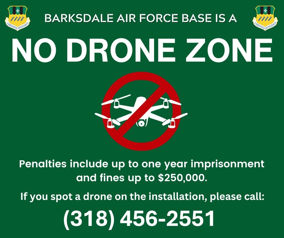 Barksdale Airmen Help Secure New Drone Restrictions Across Louisiana