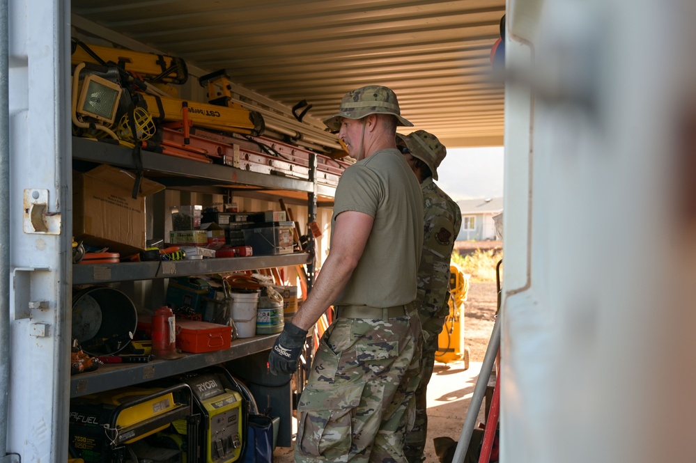 165th Civil Engineer Squadron builds readiness in Hawaii Innovation Readiness Training project