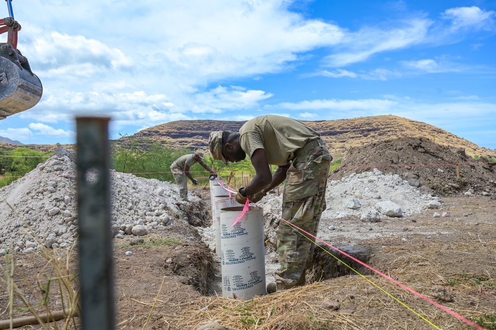 165th Civil Engineer Squadron builds readiness skills during Hawaii Innovation Readiness Training