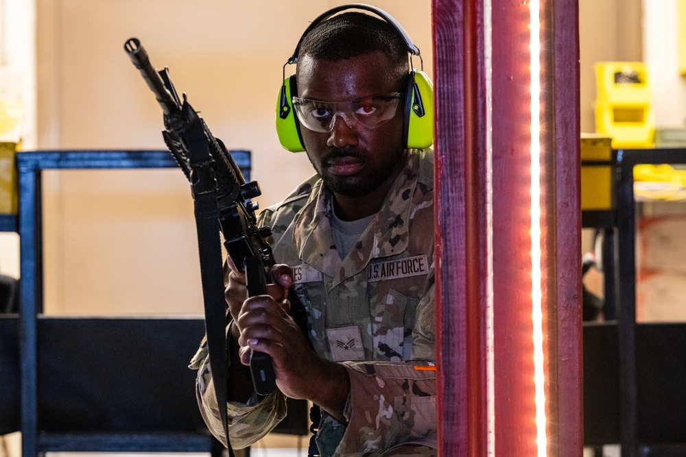 Combat Arms Training and Maintenance Program Prepares Airman for Deployment