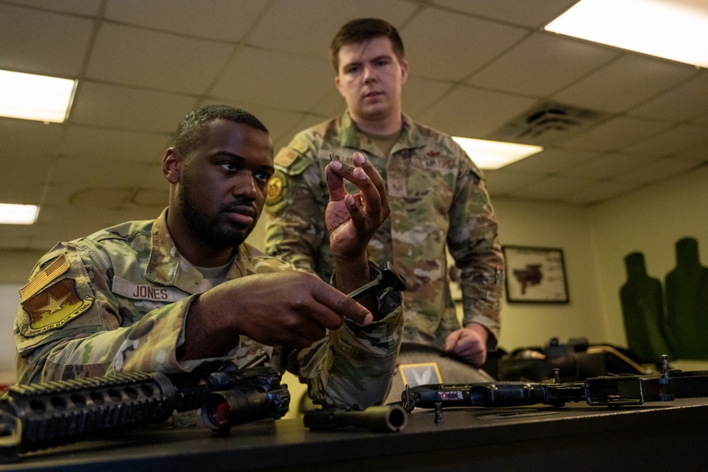 Combat Arms Training and Maintenance Program Prepares Airman for Deployment