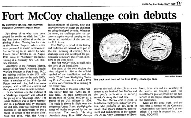 This Month in Fort McCoy History — July