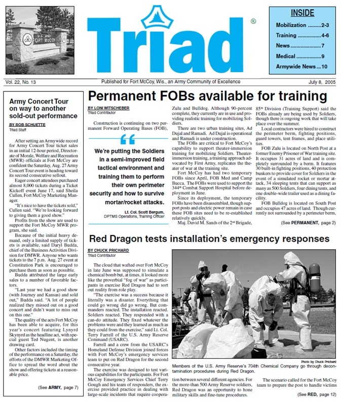 This Month in Fort McCoy History — July