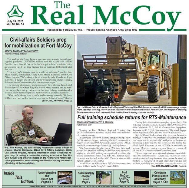 This Month in Fort McCoy History — July