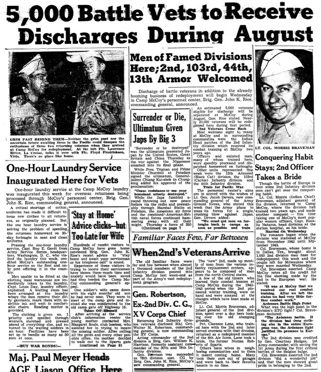 This Month in Fort McCoy History — July