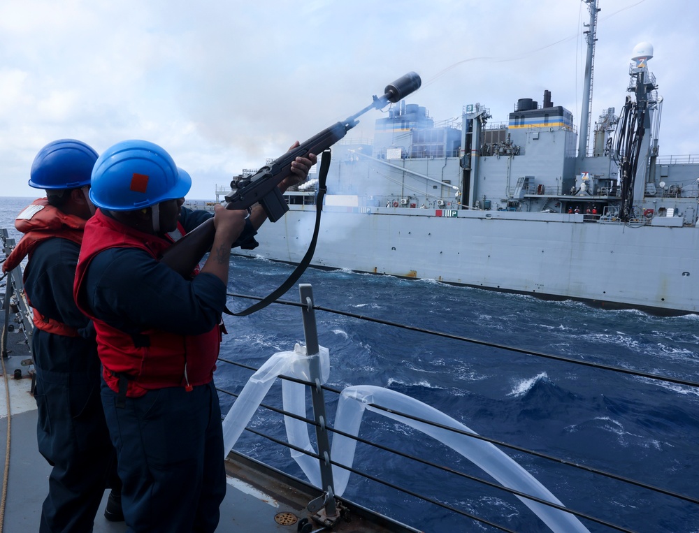USS Bainbridge (DDG 96) Replenishment-At-Sea