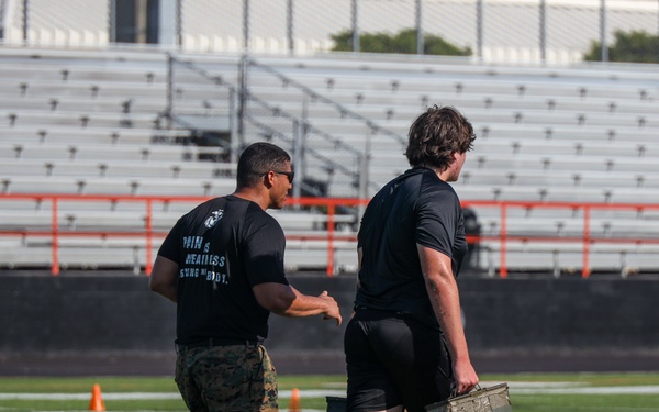 U.S. Marines Take On Oviedo High School