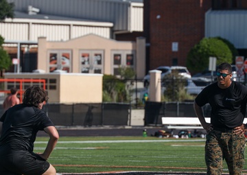 U.S. Marines Take On Oviedo High School