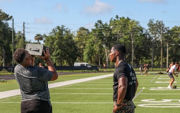 U.S. Marines Take On Oviedo High School