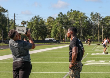 U.S. Marines Take On Oviedo High School