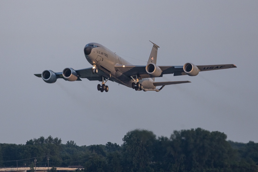 KC-135 Stratotankers Depart Selfridge ANGB