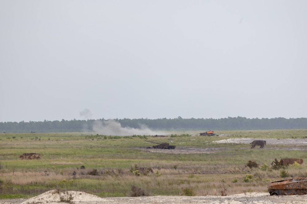 Marines Conduct Live-Fire Test of Lethal Drone Munitions at Camp Lejeune
