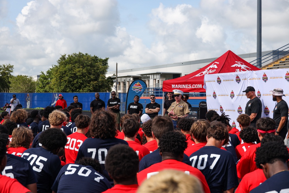 USMC Sports Leadership Clinic at West Orange High