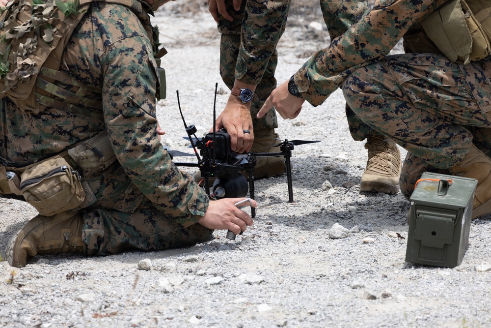 Marines Conduct Live-Fire Test of Lethal Drone Munitions at Camp Lejeune