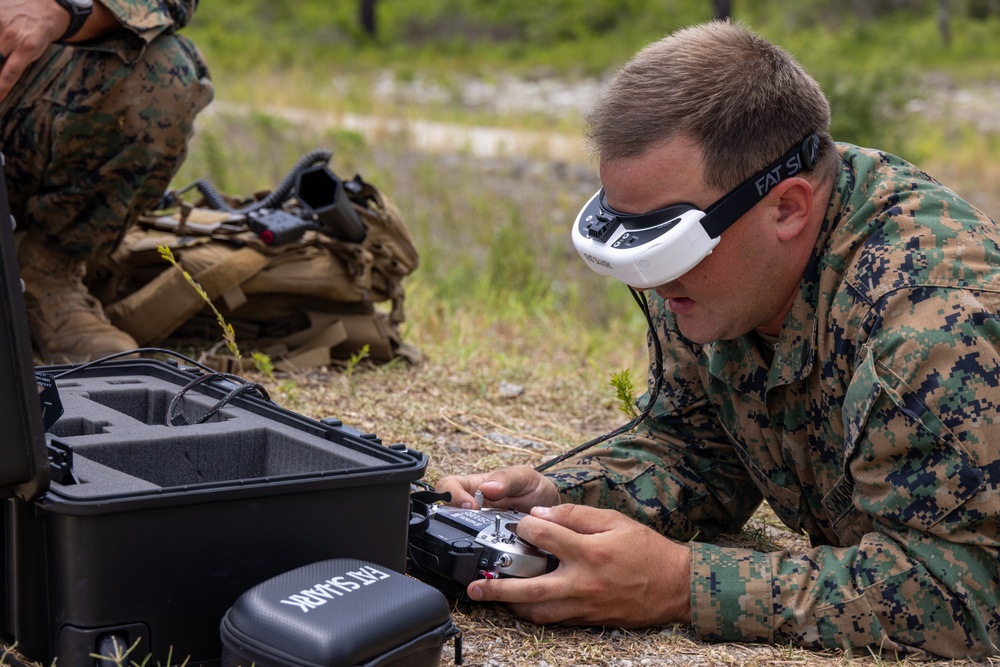 Marines Conduct Live-Fire Test of Lethal Drone Munitions at Camp Lejeune