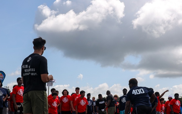 USMC Sports Leadership Clinic at West Orange High