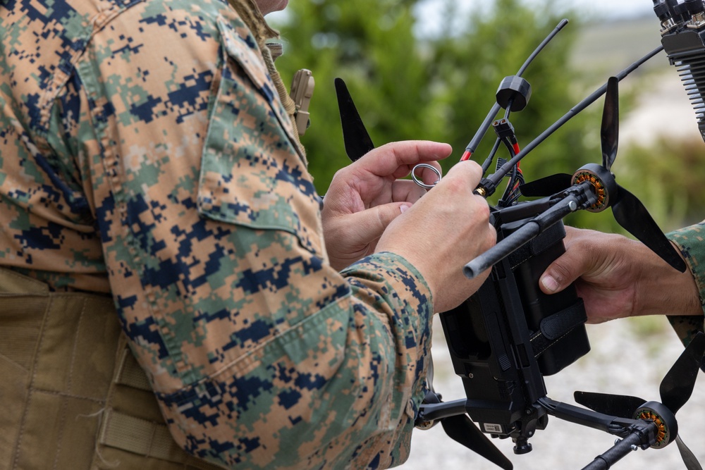 Marines Conduct Live-Fire Test of Lethal Drone Munitions at Camp Lejeune