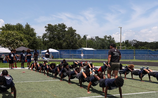 USMC Sports Leadership Clinic at West Orange High