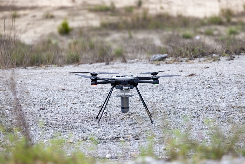Marines Conduct Live-Fire Test of Lethal Drone Munitions at Camp Lejeune