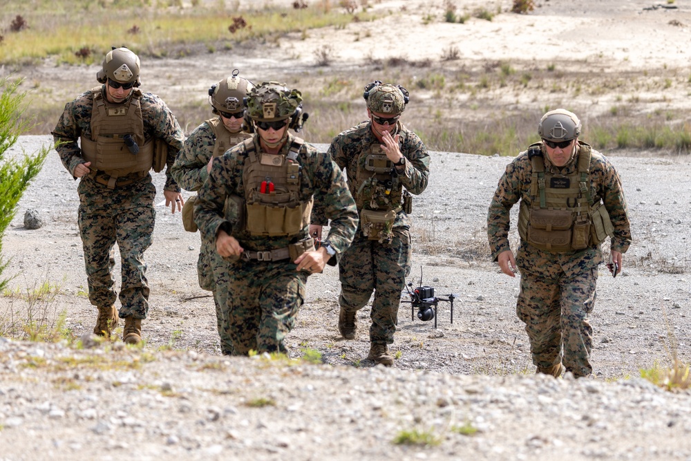 Marines Conduct Live-Fire Test of Lethal Drone Munitions at Camp Lejeune