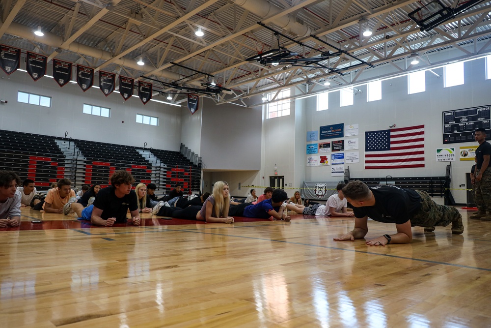 Pushing Limits: RSS West Palm Beach Leads Weight Room Takeover at South Fork High School