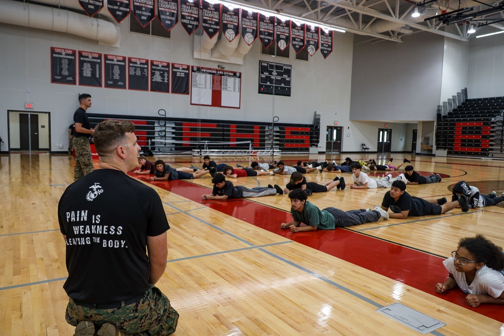 Pushing Limits: RSS West Palm Beach Leads Weight Room Takeover at South Fork High School