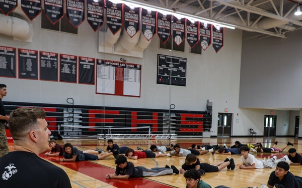 Pushing Limits: RSS West Palm Beach Leads Weight Room Takeover at South Fork High School